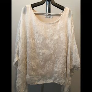 Elena Baldi 100% silk blouse
